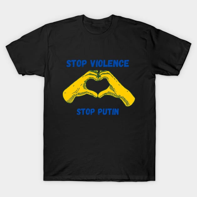 Stop Violence T-Shirt by EpicClarityShop